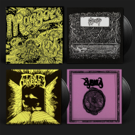 XYSMA / FUNEBRE / INTERMENT Maggots: Original Artyfacts From the First Finnish Death Metal Era Part II 7"EP BOX SET BLACK , PRE-ORDER [VINYL 12"]